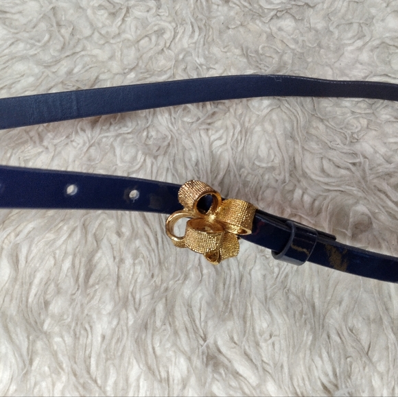 Lilly Pulitzer Skinny Blue Critter Belt Size XS/S - Picture 4 of 11